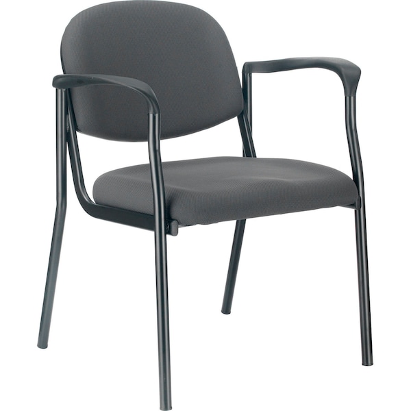 Interion By Global Industrial Guest/ Side Chair, 26-1/2 in W 24-3/4 in L 32-1/4 in H 516129GY - main